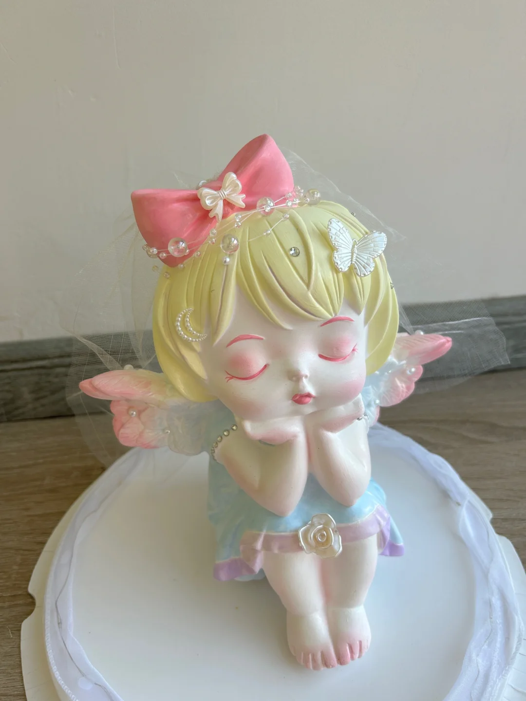 DIY新婚礼物 一起来画天使石膏娃娃叭🌟