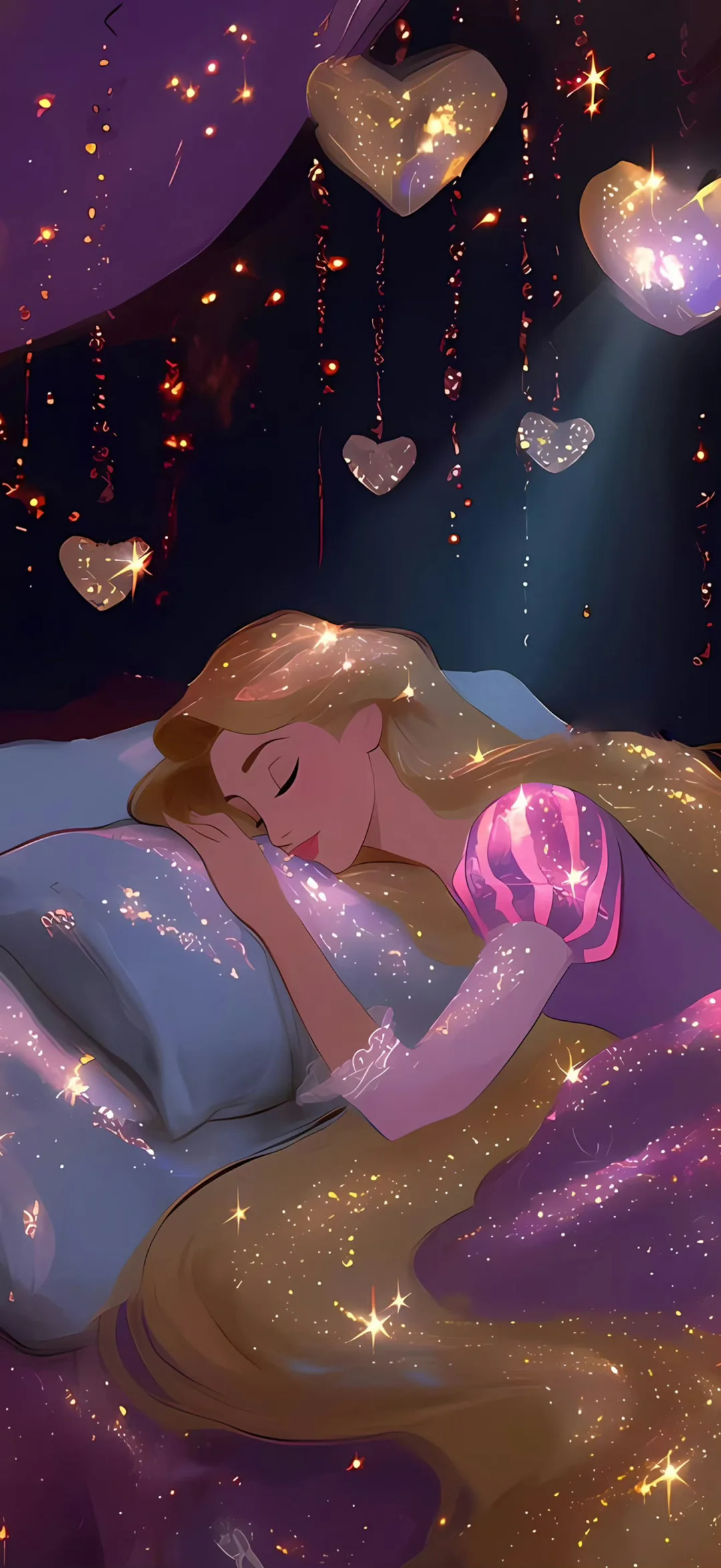 这个壁纸真的让我有点太幸福了🌙✨