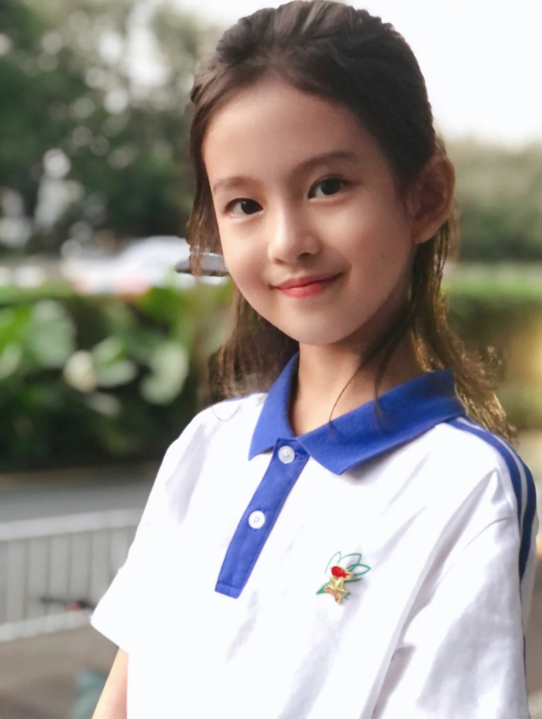 挡不住的美🤭👧💙🤍〰️