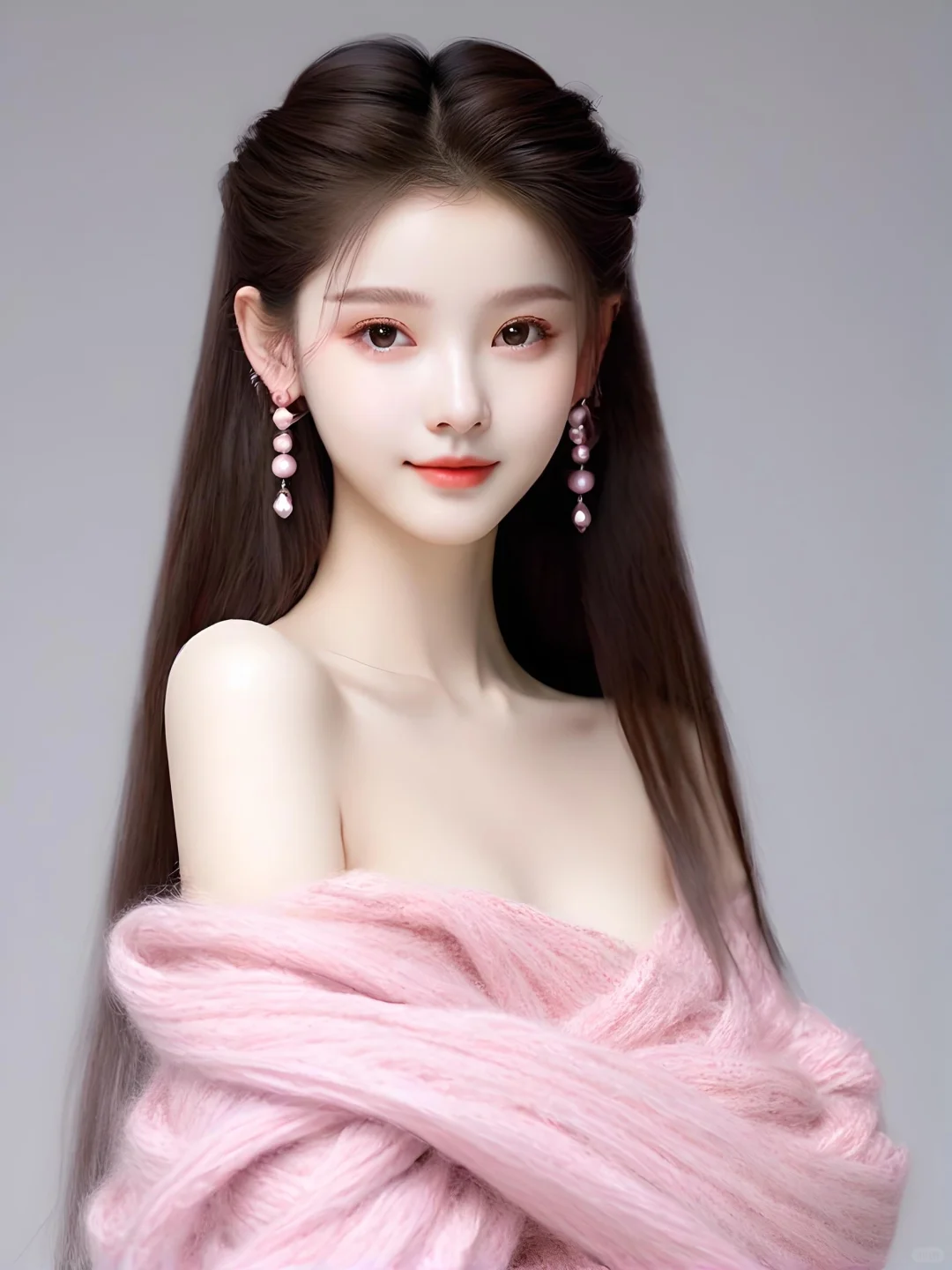 粉色系美女头像