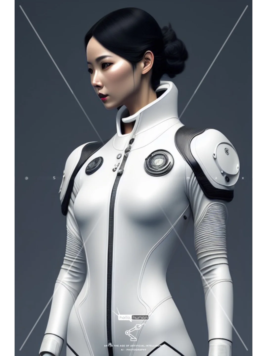 Ai - 潜水服 白