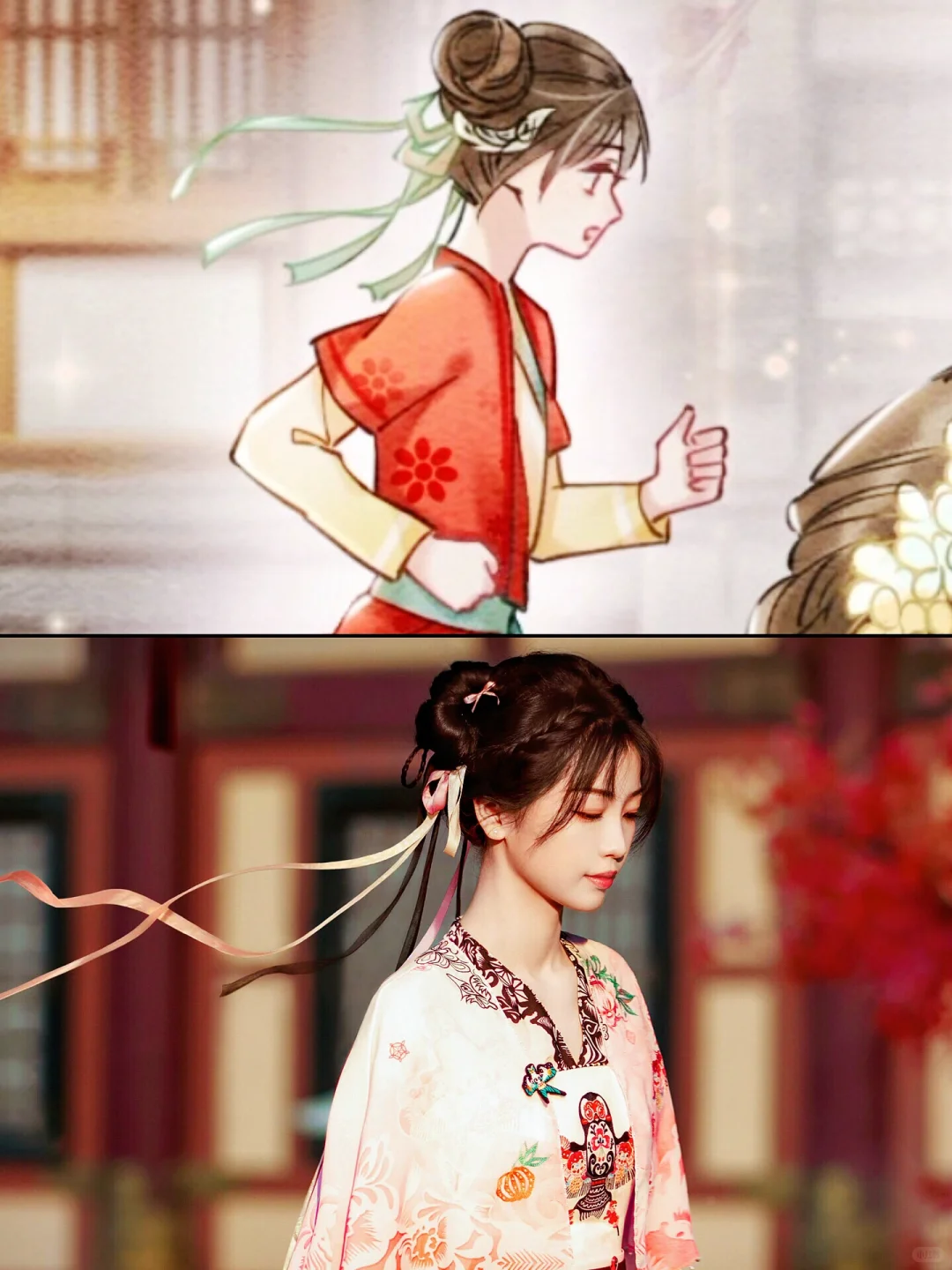 她这个妆造 太像了！