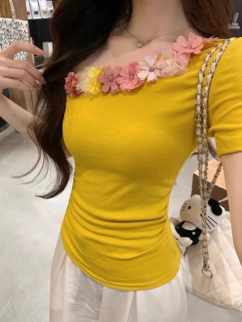 🌸把花花穿身上了