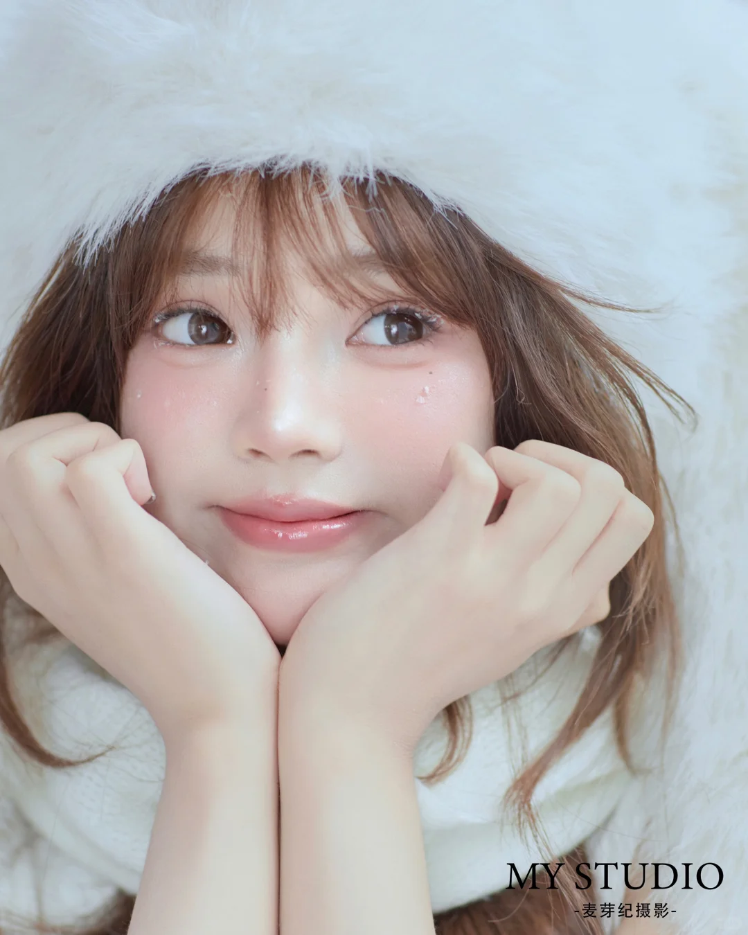 一组超级卡哇伊ฅฅ*かわいい的冬日写真
