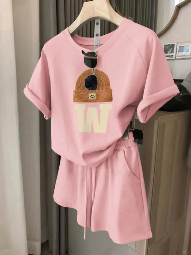 胖mm300斤大码纯棉时尚休闲运动套装女
