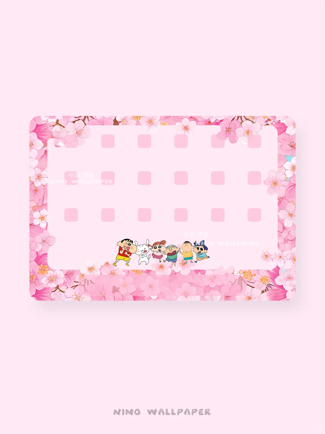 蜡笔小新🌸樱花の季节丨ipad壁纸丨131