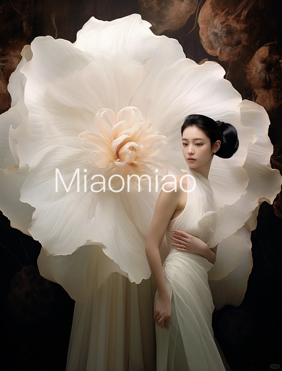Midjourney将美丽尽收花蕊之中吧｜AI摄影