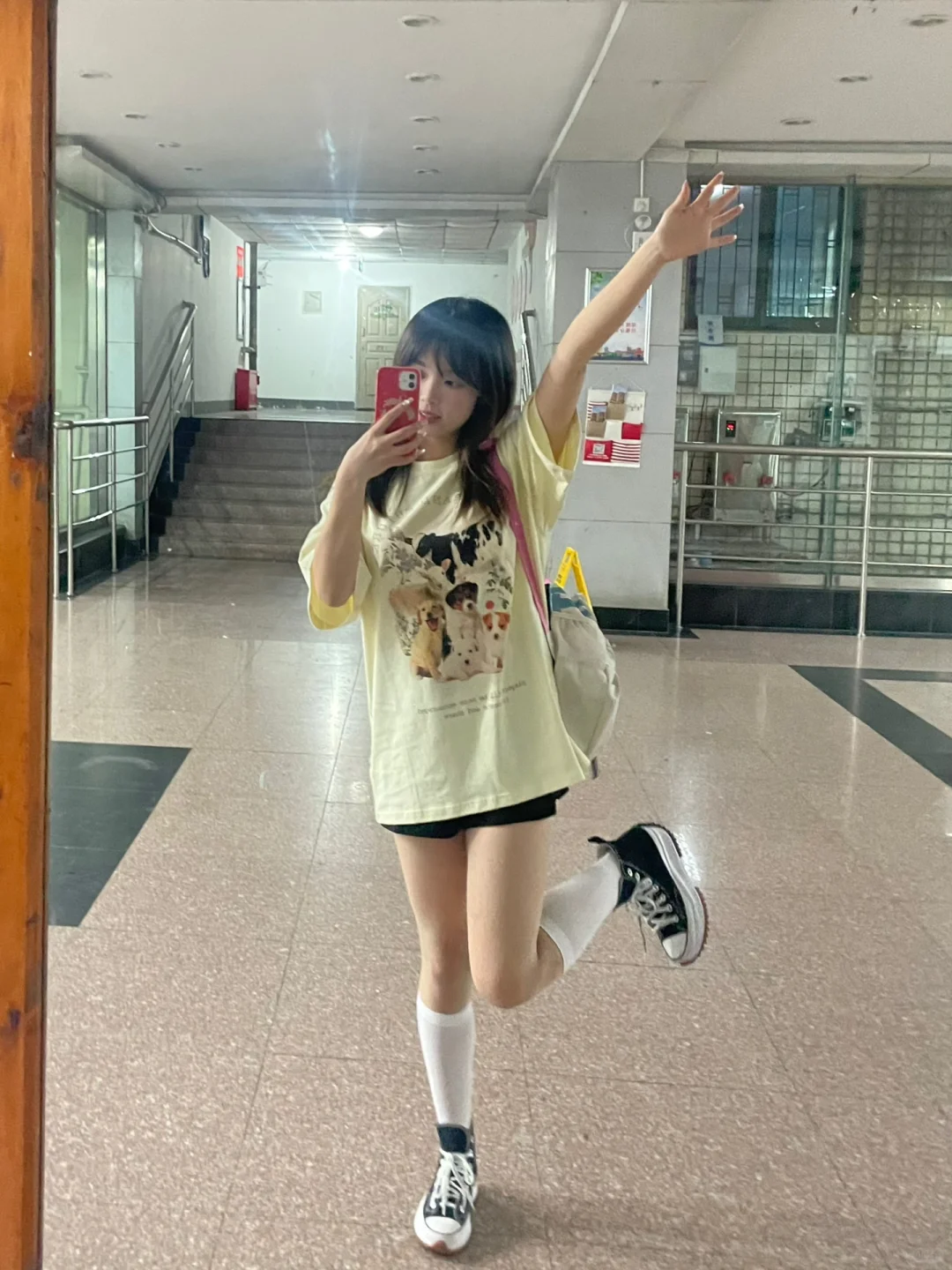 女大学生日常穿搭｜元气感up ᐢ›⁄⁄ω⁄⁄‹ᐢ