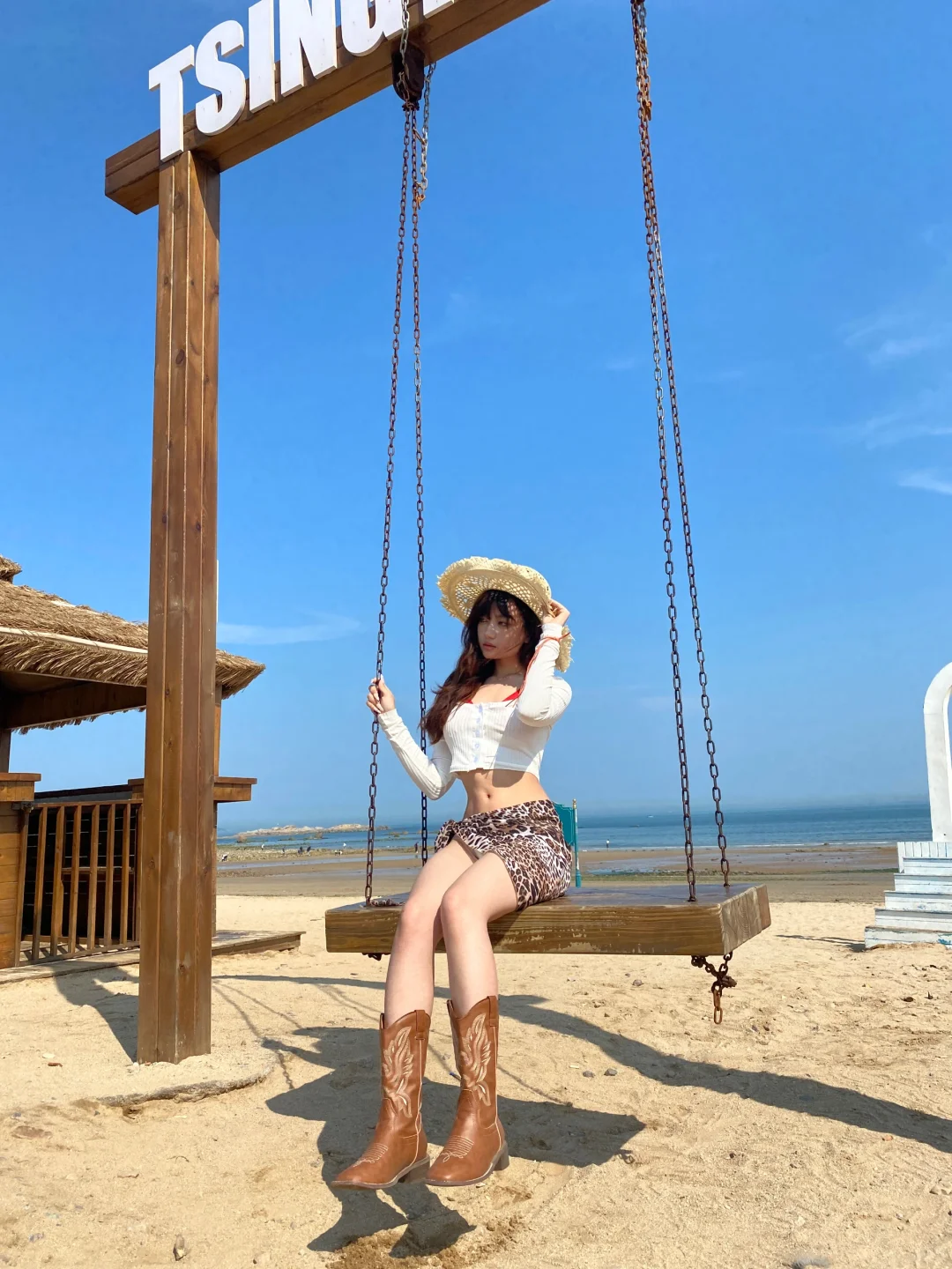 青岛⛱️西海岸拍照很牛仔哇！
