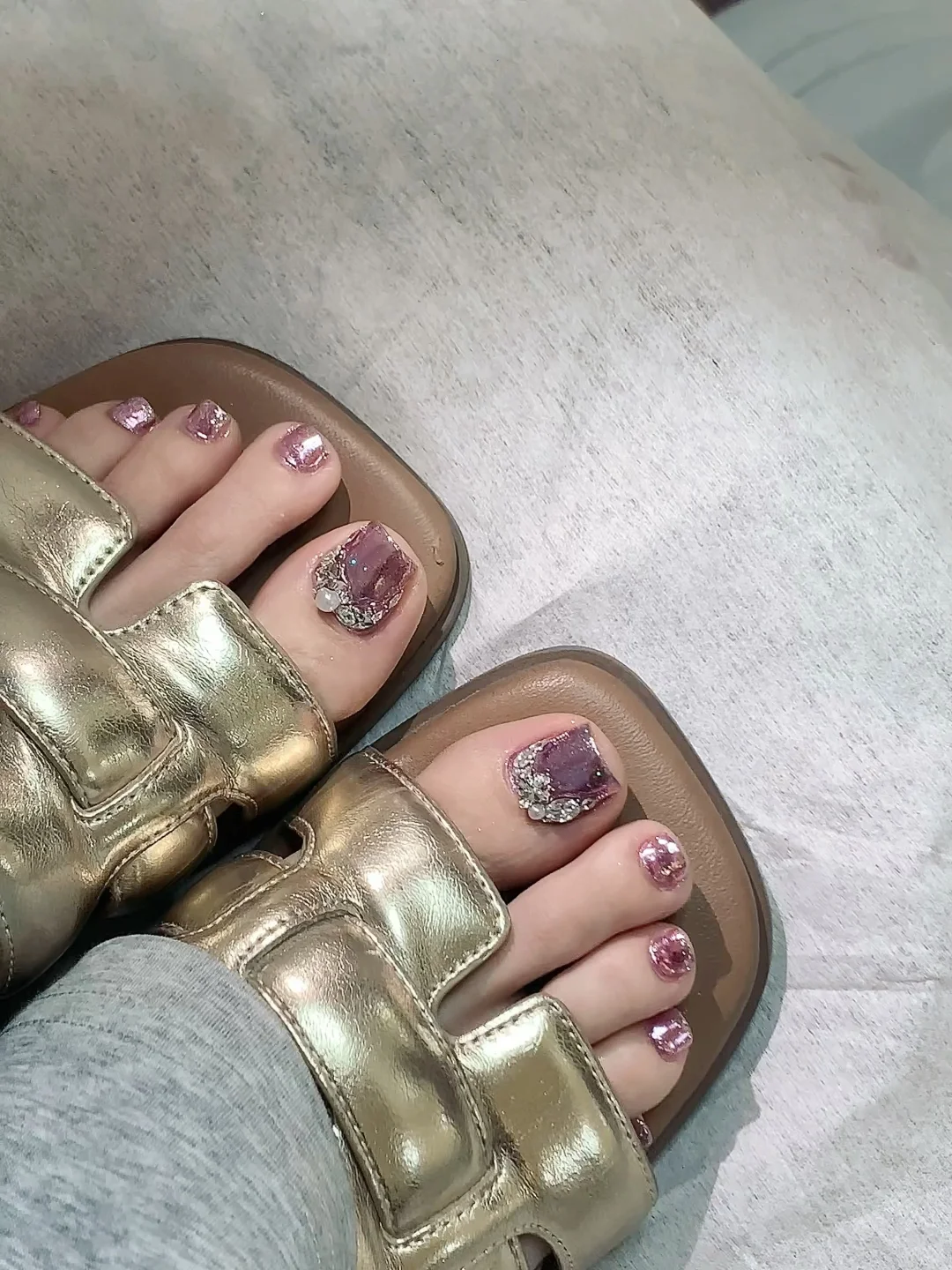 老婆老婆，你们要的美甲细节图来咯