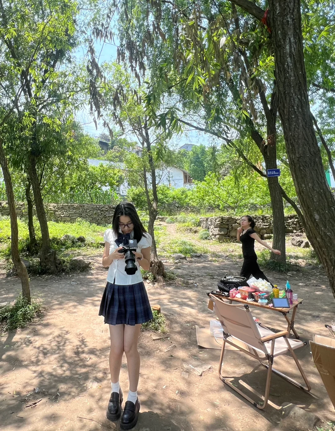 野生女摄影师