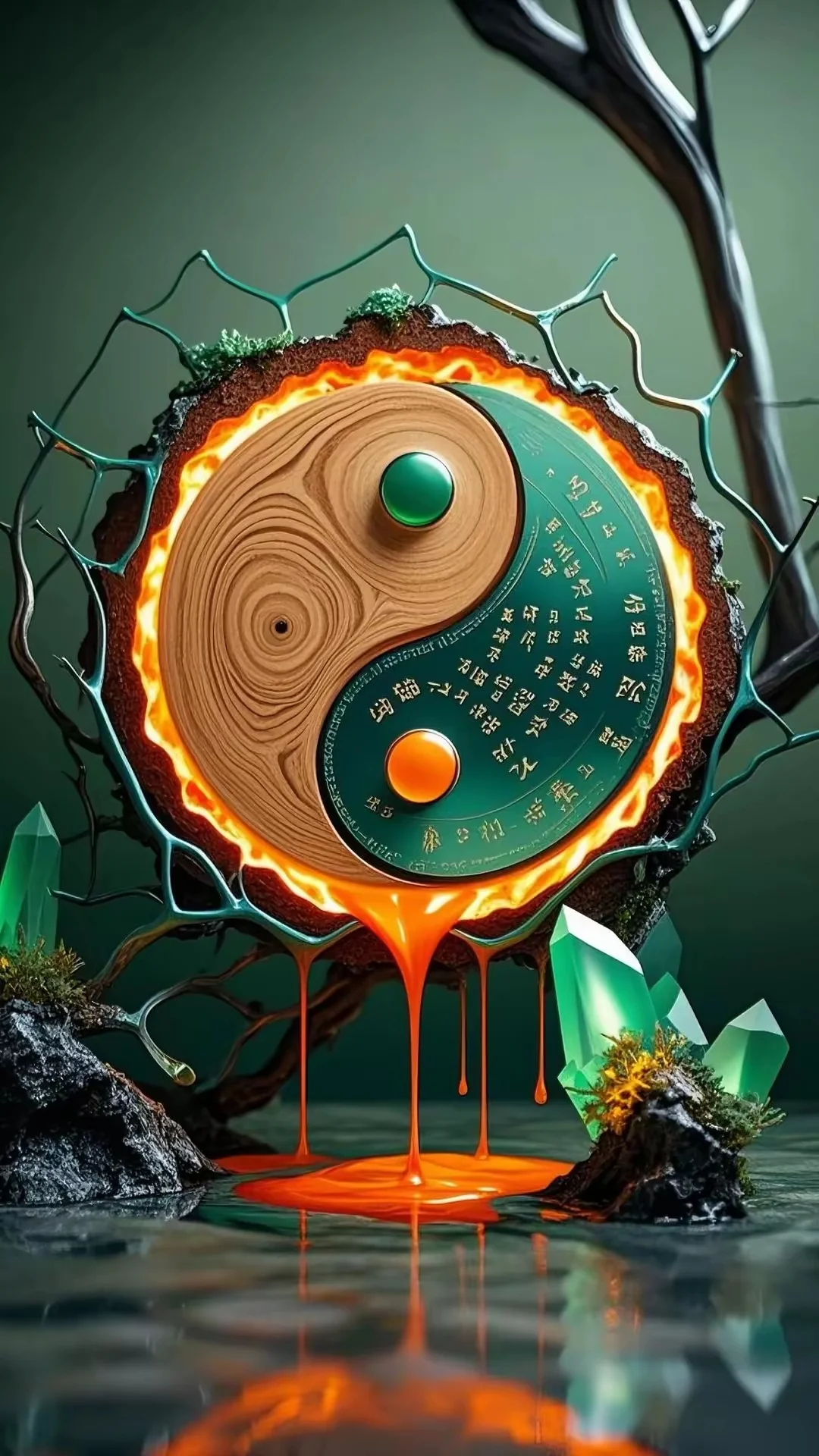 一款五行喜木火的壁纸