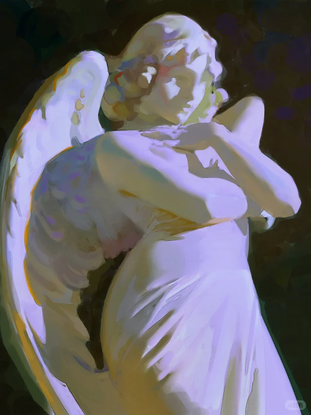 💜极致空灵梦幻！被她的藏色美到窒息！