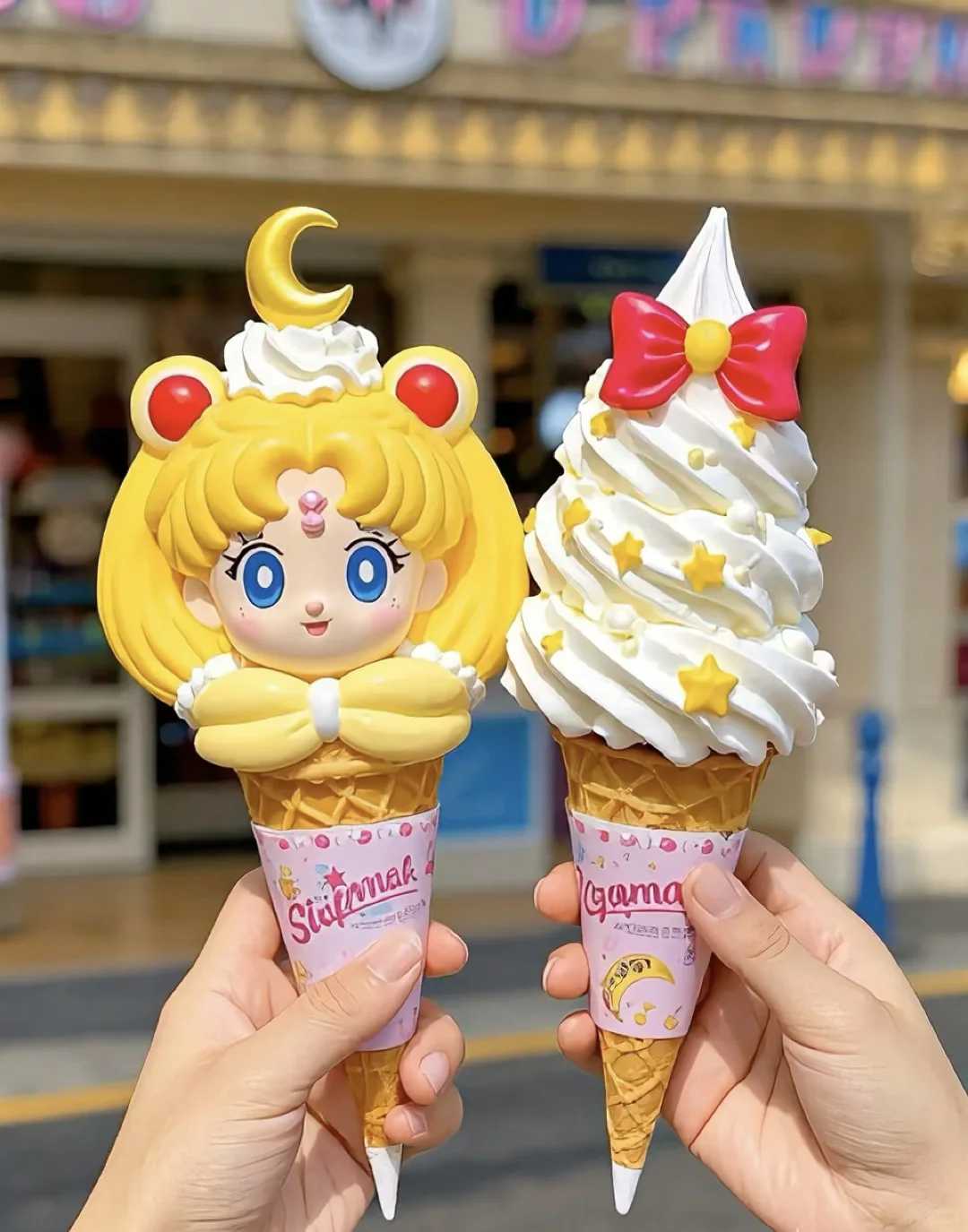 美少女战士🍦买一送一？！这甜筒太可爱了吧🥰
