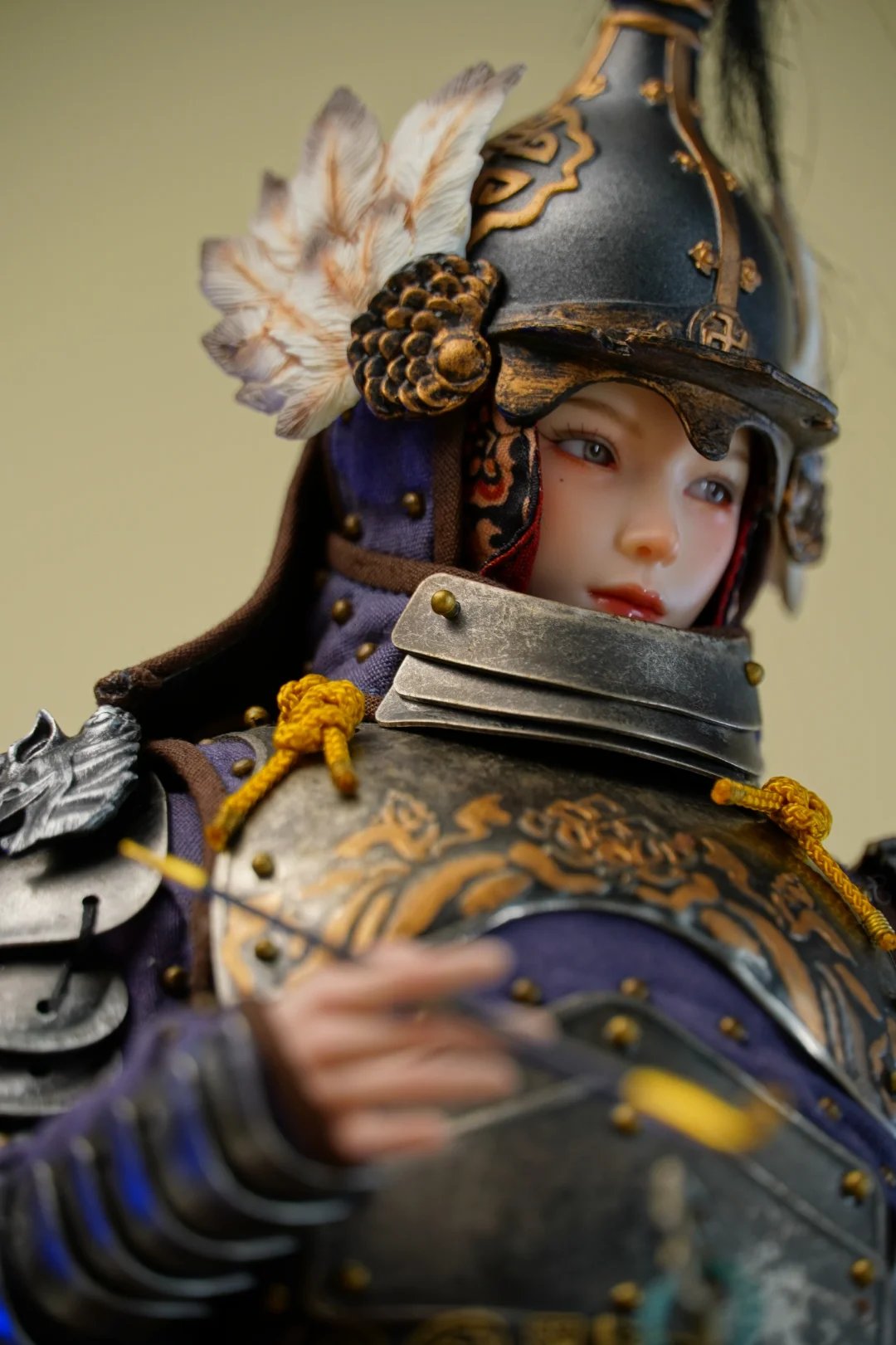 大明美少女战士刘婷婷OOTD 明代板甲穿搭