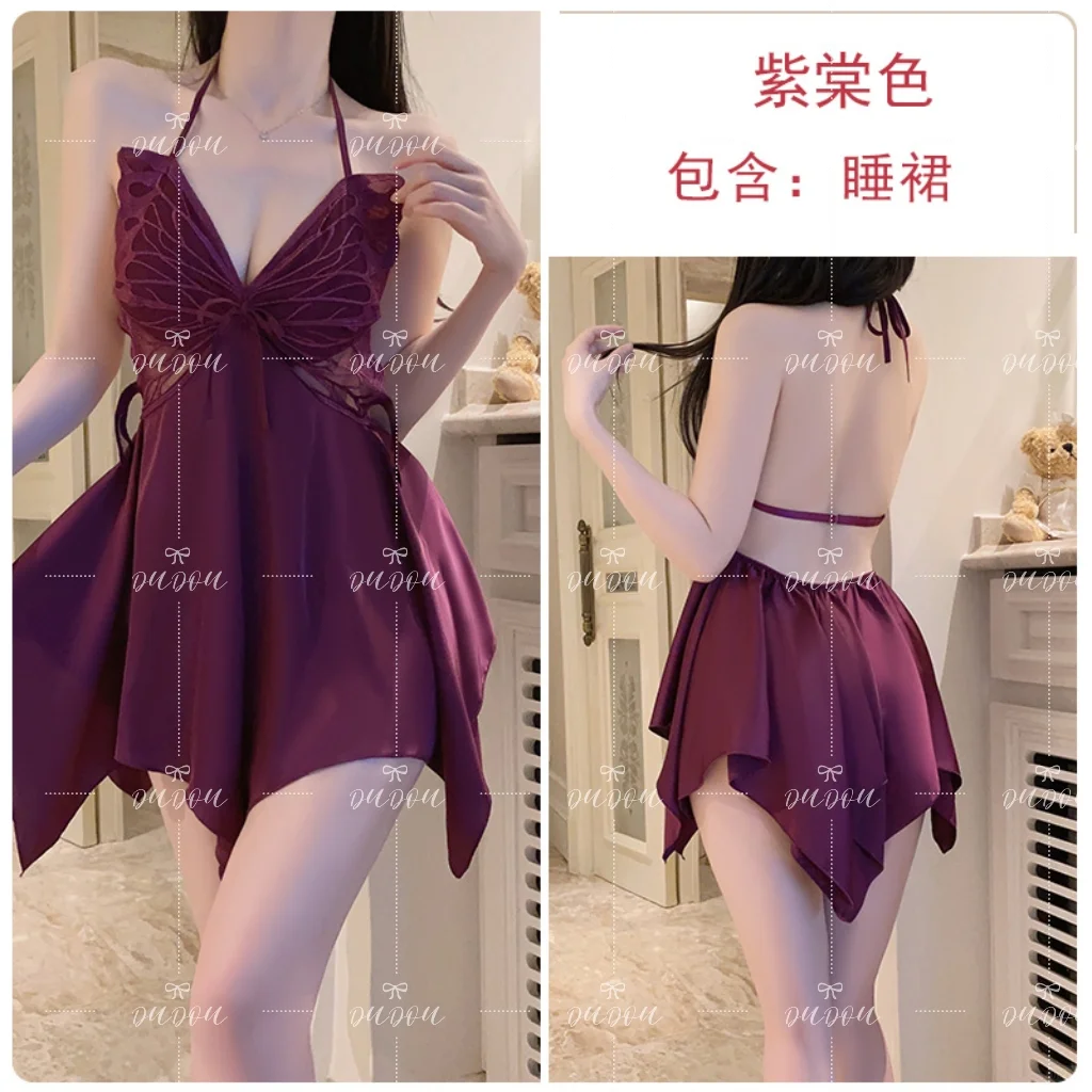 🖤性感冰丝睡裙，真的绝了！