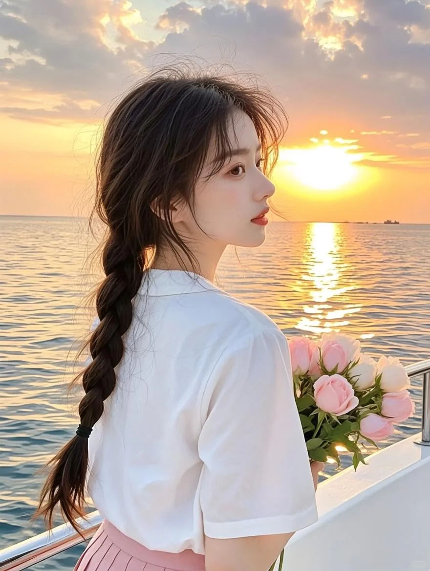 胶片与海的氛围感头像💕