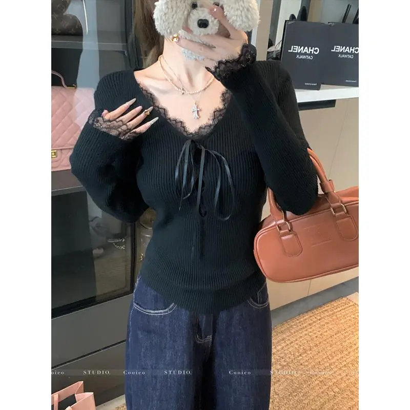 💕早春必备！纯欲甜辣V领针织衫也太绝了吧！