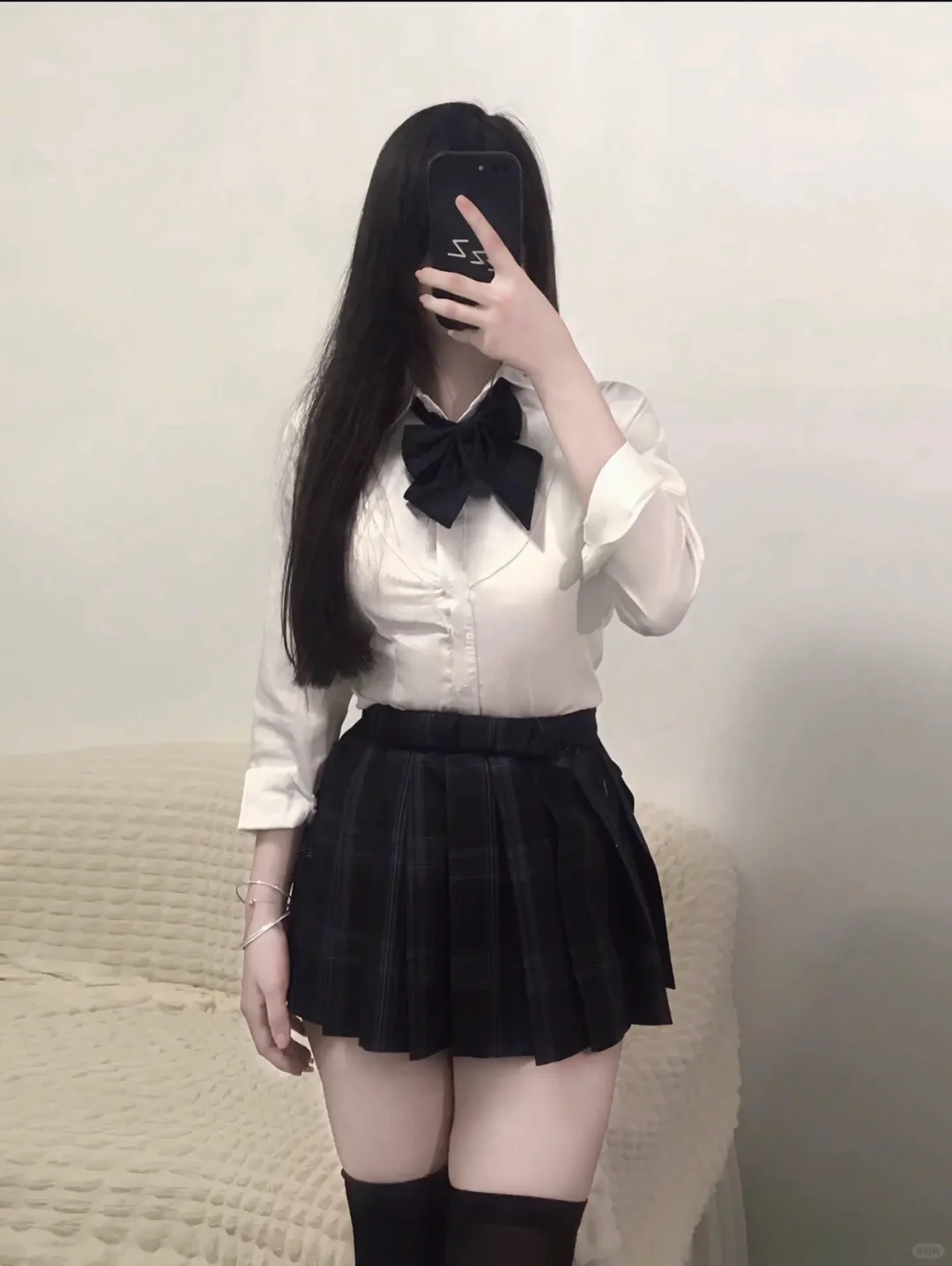 160/98 超简单超显身材 | JK 套装🖤