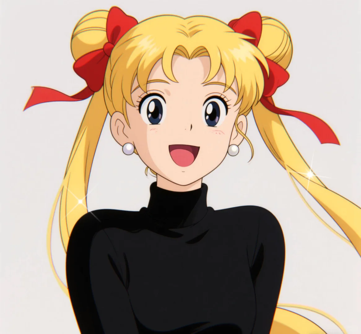 美少女头像，同系列双马尾的！