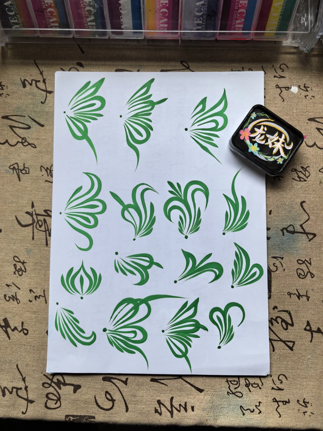 彩绘基础线条和技法