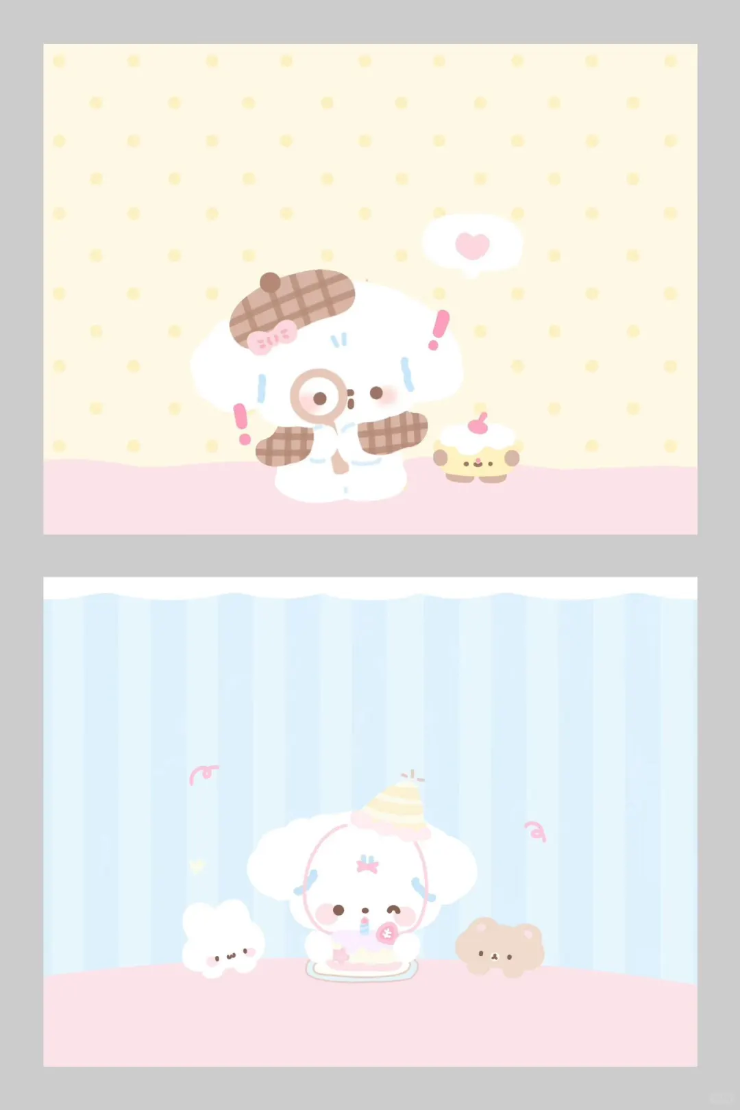 可爱平板壁纸˚ʚ₍ ᐢ.  ̫ .ᐢ ₎ɞ˚