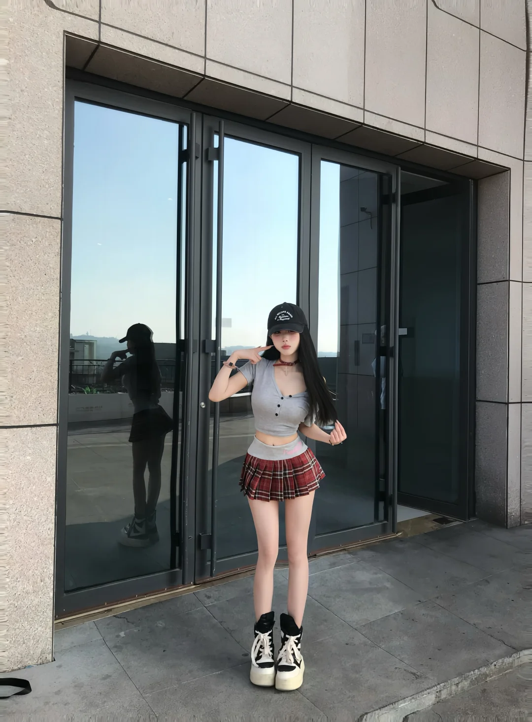 辣妹都给我去学这个姿势！