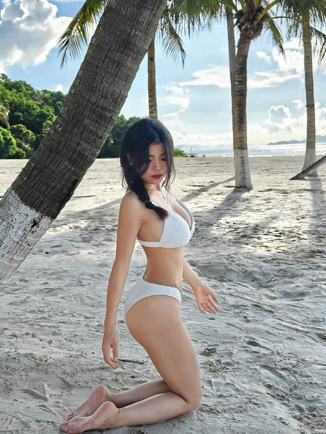 练得这么幸苦 去海边当然要穿比基尼啦🏝️