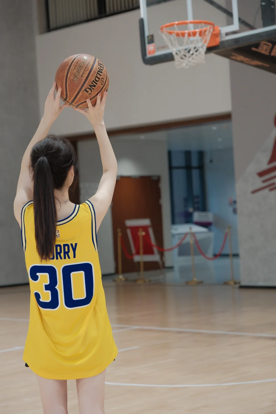篮球场上，我永远是甜妹！🏀