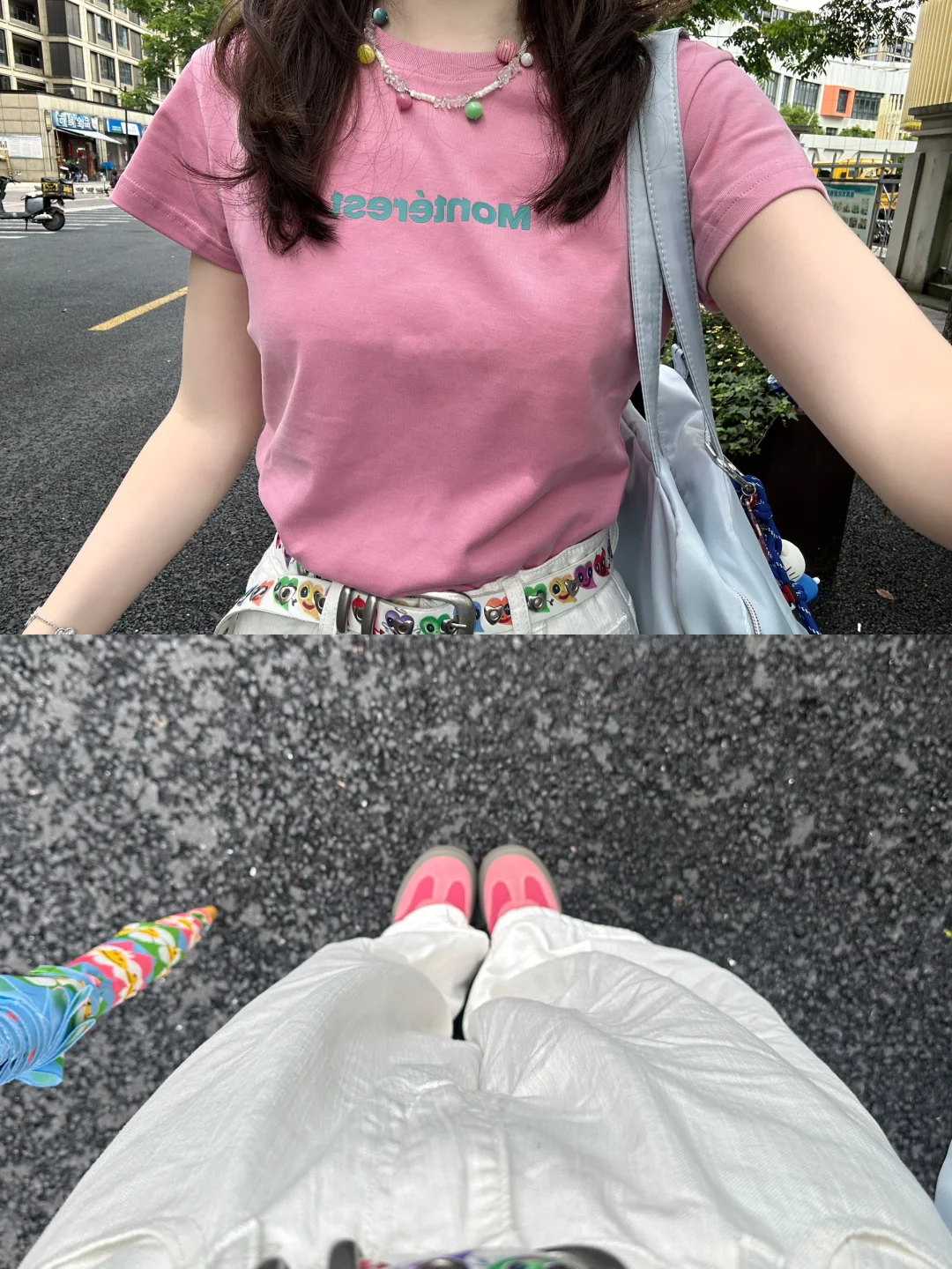 休闲粉白🍬