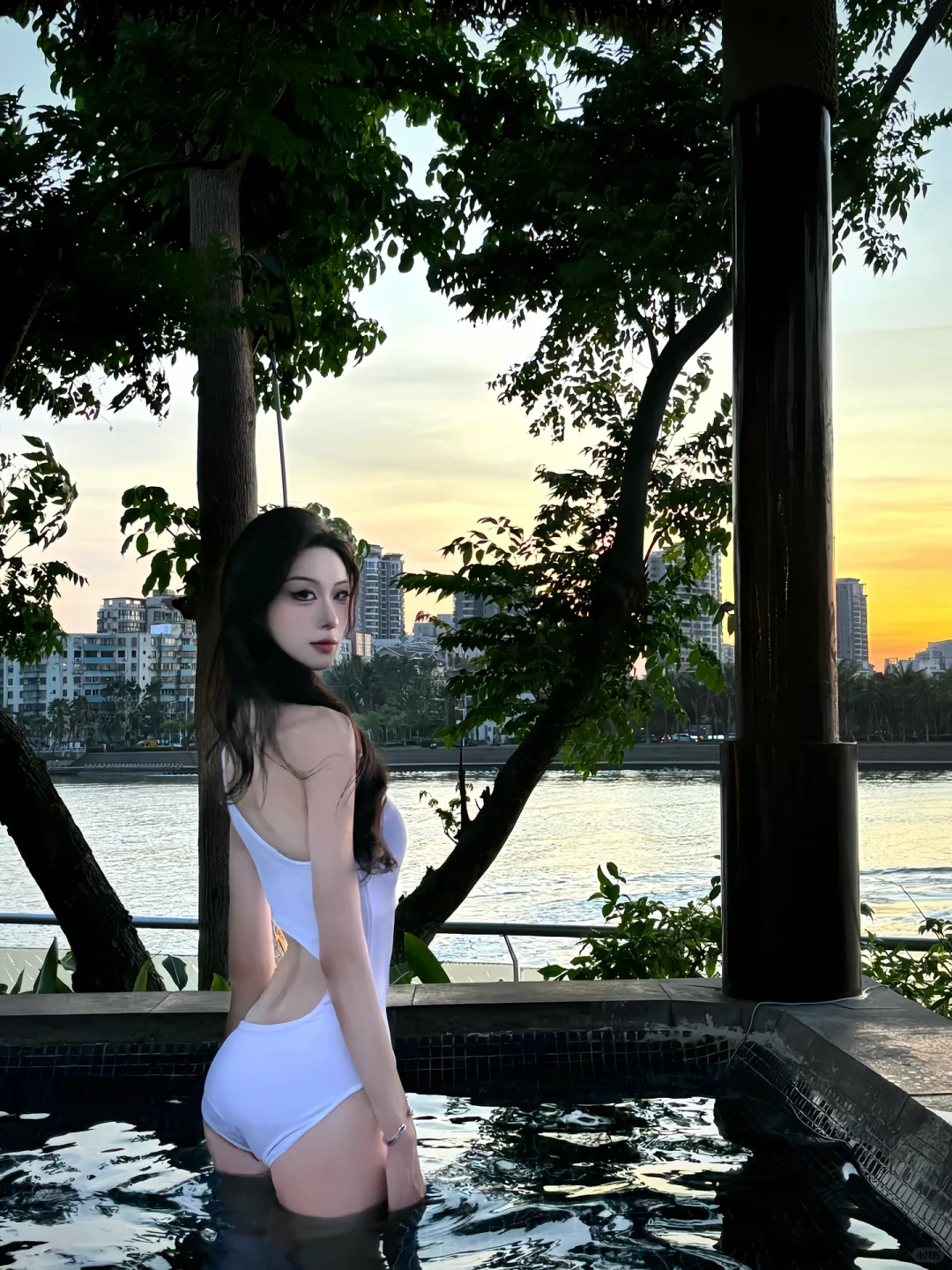 泡温泉这样拍🩱