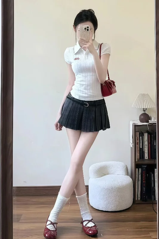 🛍️韩系甜辣穿搭套装两件套