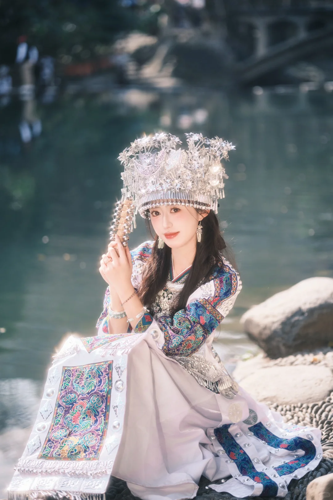 把自然灵动融进照片的苗族写真都是啥样！！