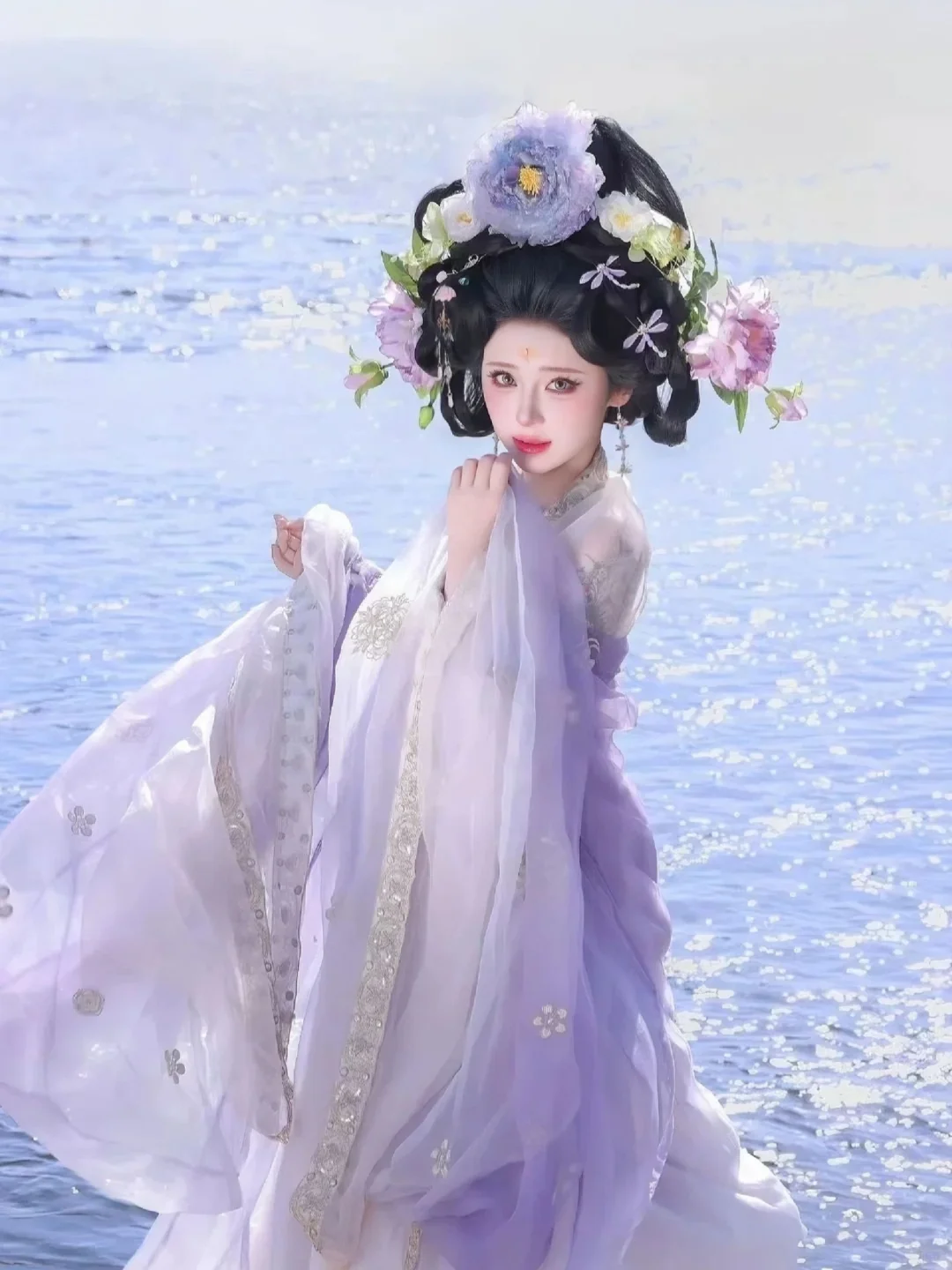 🌸大唐花神降世！邂逅这抹梦幻紫