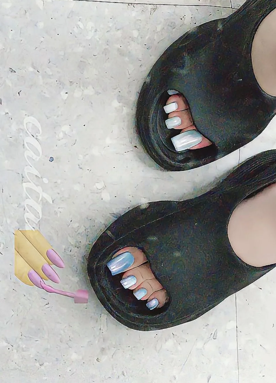 我的脚美甲｜脚趾甲也太好看了🤩