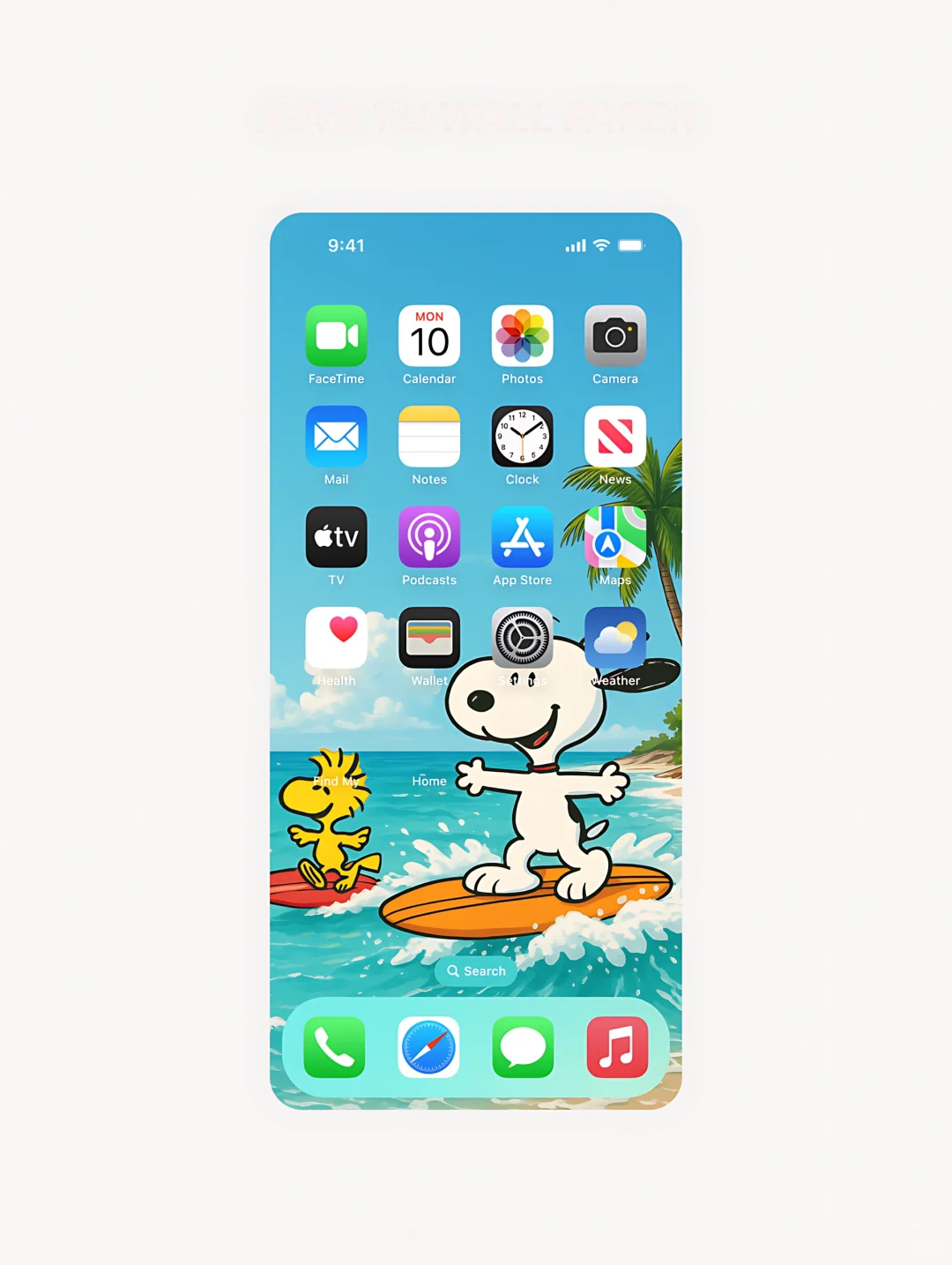 高清壁纸丨🐾 Snoopy的夏日海滩日记🌊