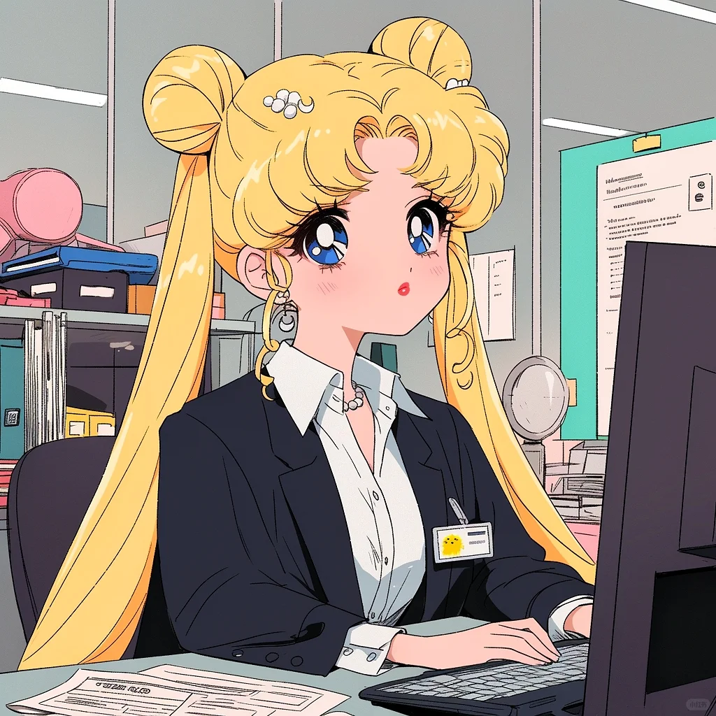 美少女战士申请成为你的职业头像