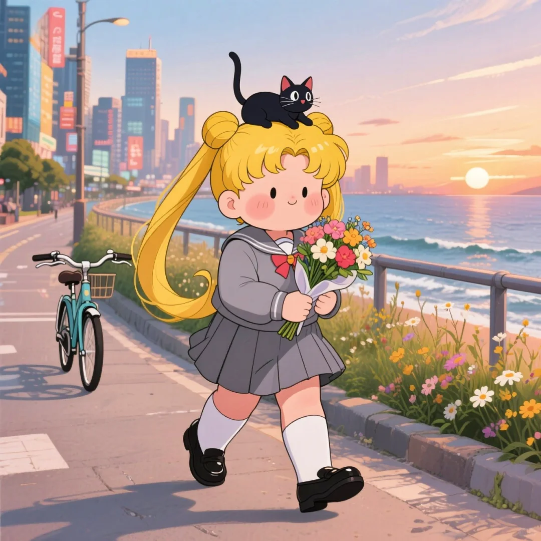 💐“等我带着鲜花去找你”美少女战士