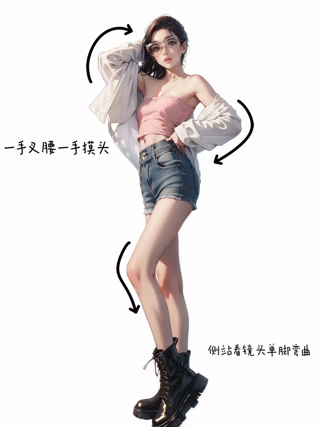 9️⃣组万能🌶️辣妹拍照姿势，显瘦又显腿长😻