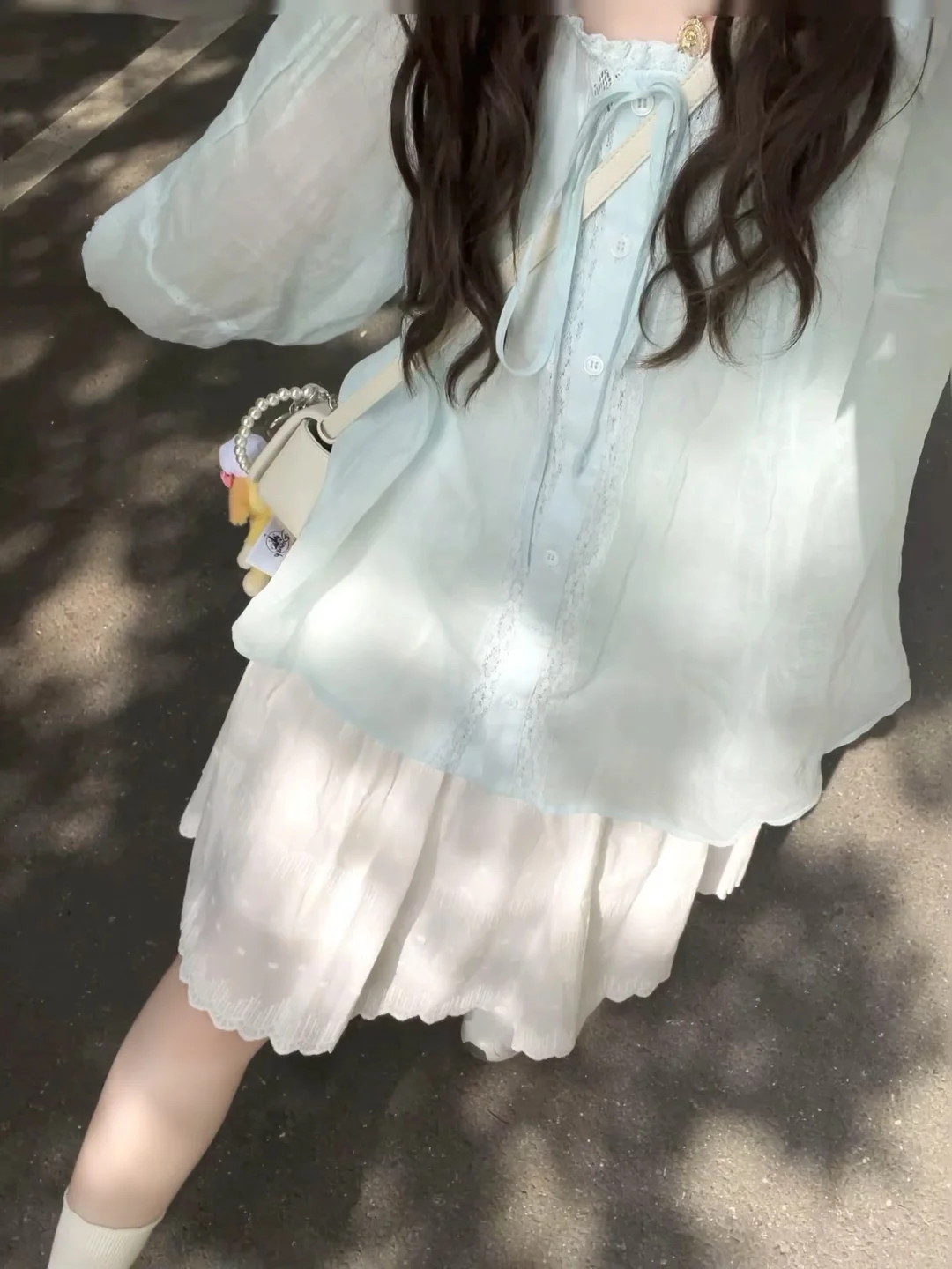 啊啊啊开始过夏天了…baby蓝苎麻清冷又温柔~