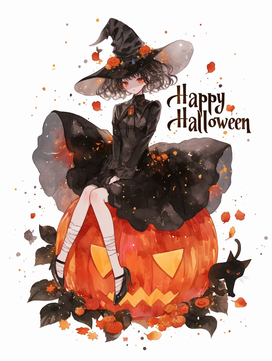 AI插画｜万圣节🧙‍♀️