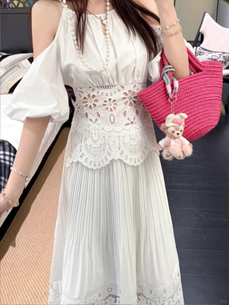 白色蕾丝长裙｜穿出仙女本仙的高级感！ 👗