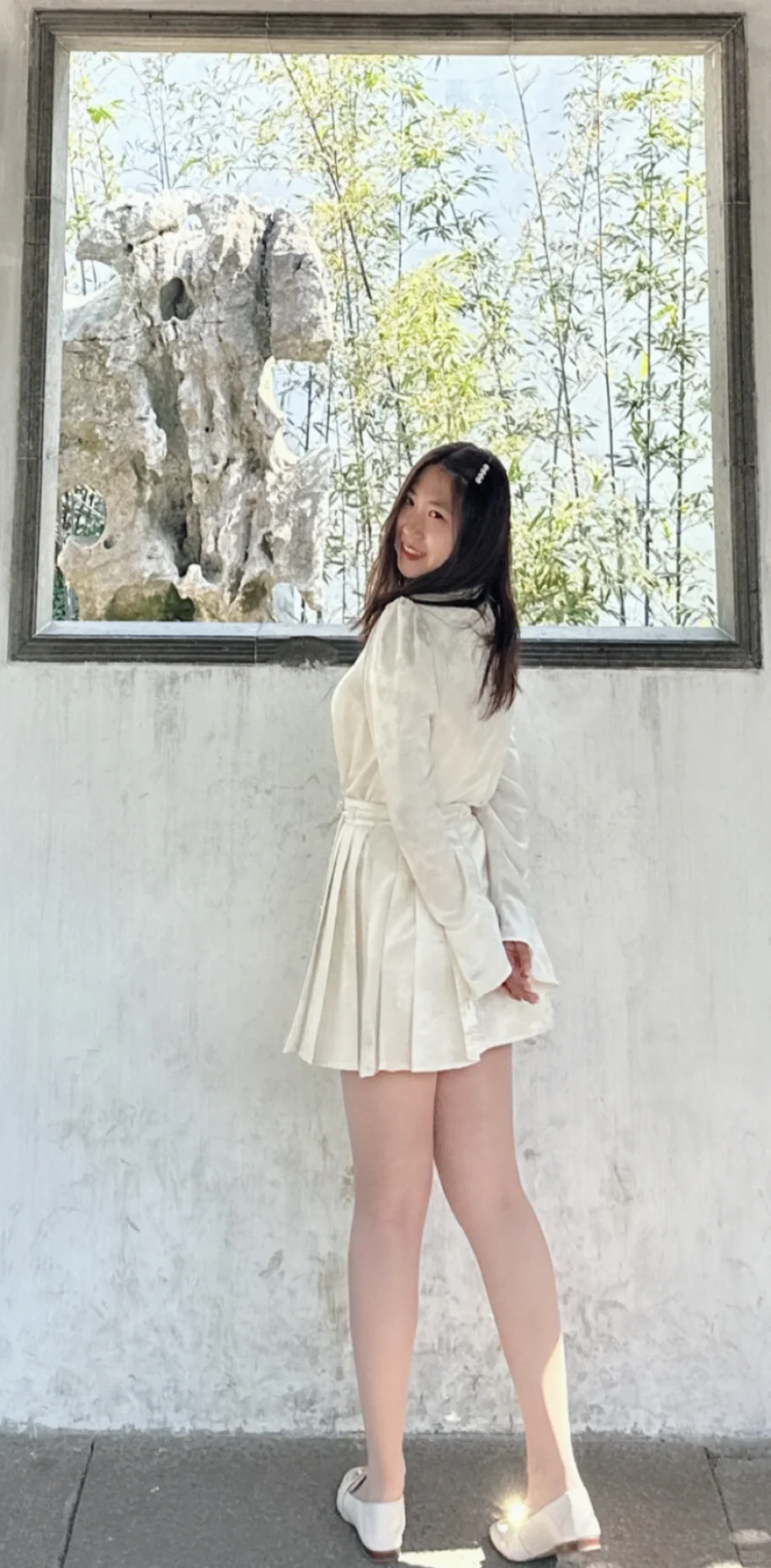 长腿肉丝园林拍摄（清晰版）
