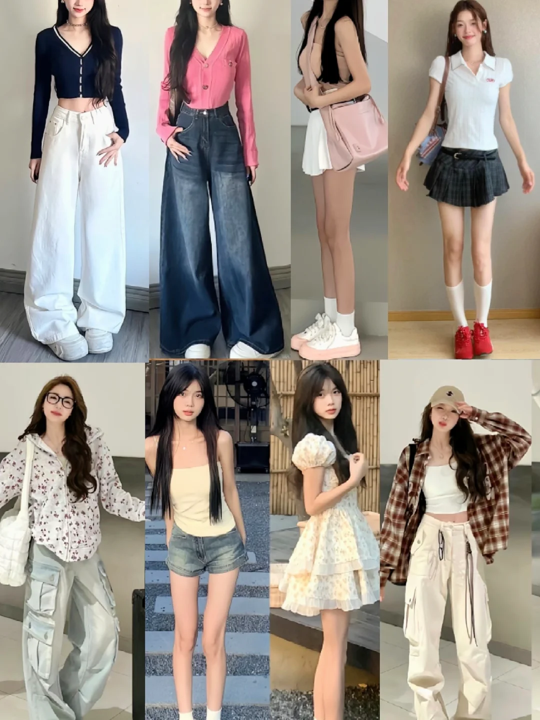 4️⃣2️⃣套♥‖早夏韩系穿搭分享！！