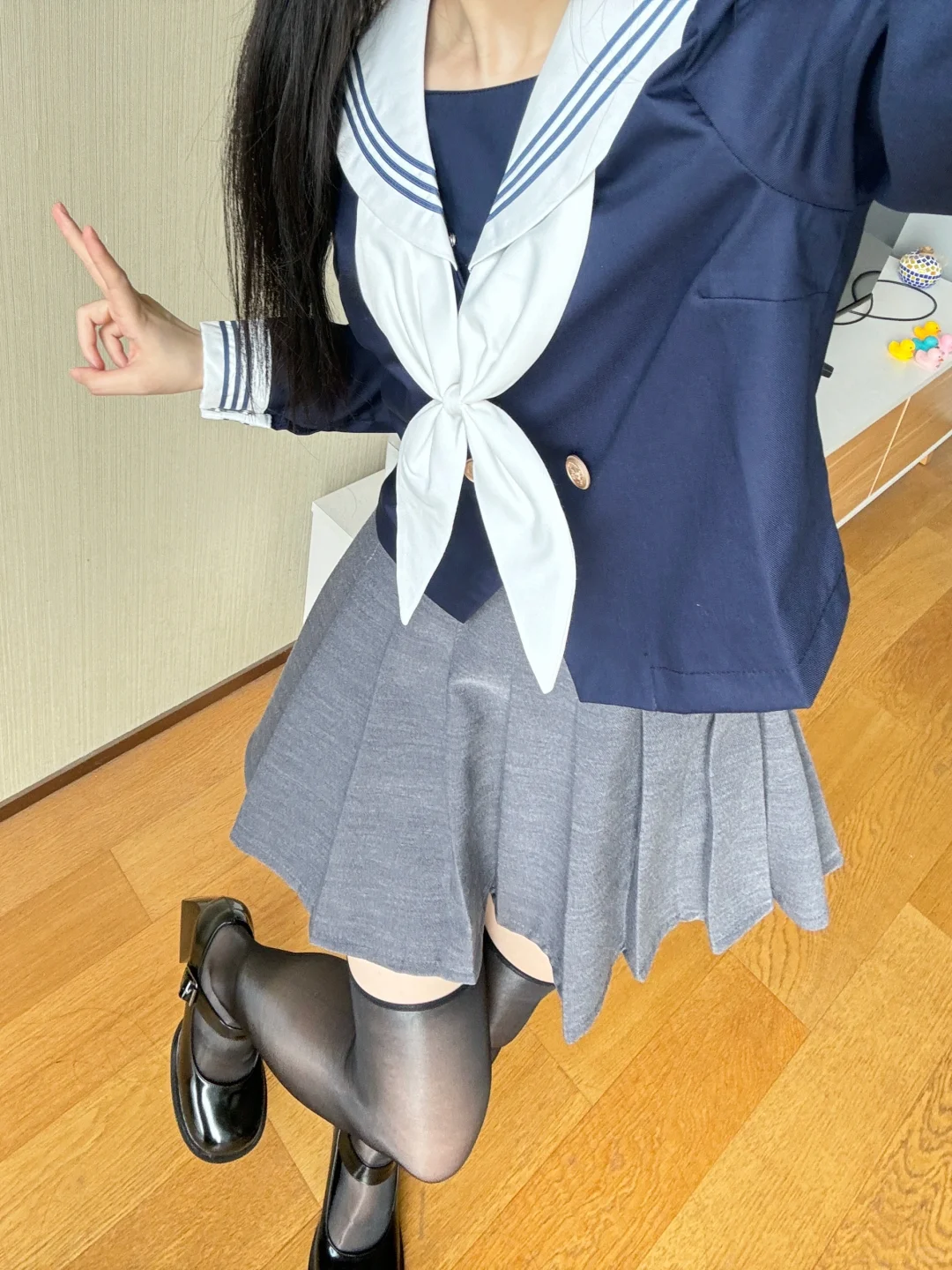 甜妹一定要试一下水手服，真的绝了！！