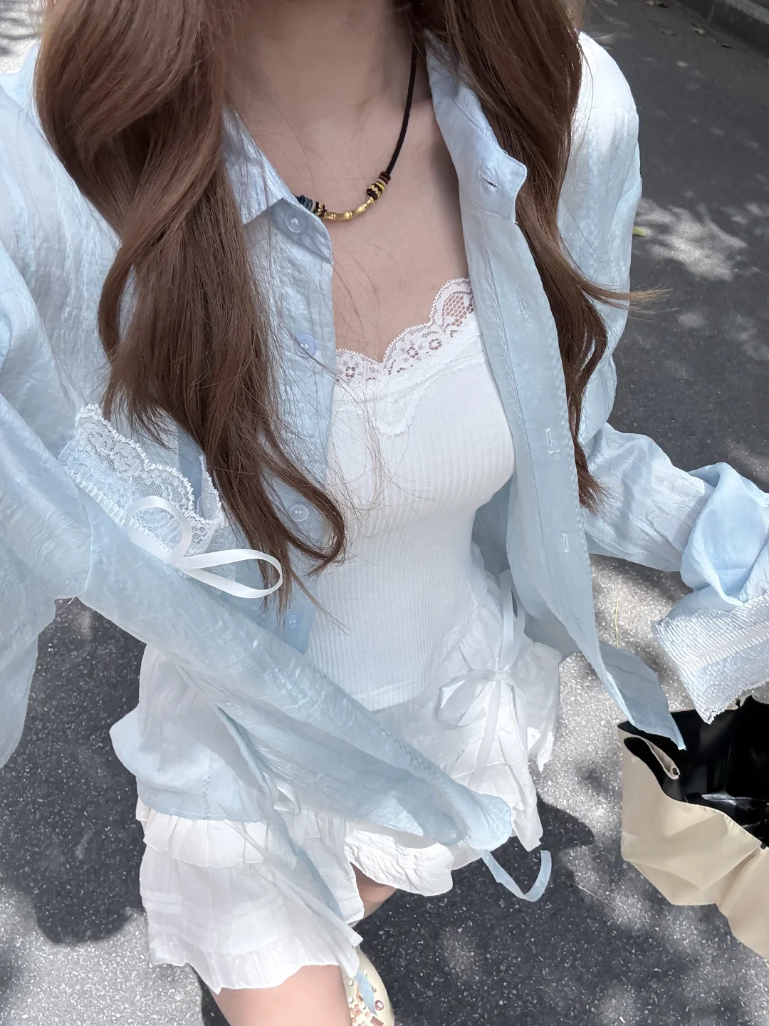 不费力美女感outfit꙳✧˖°🩵𓂂𓏸🪽