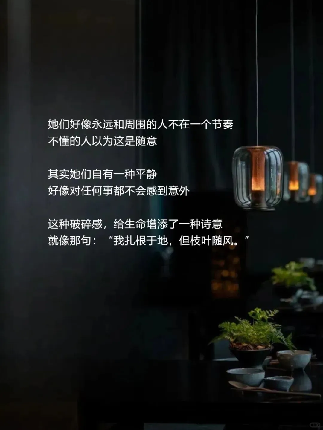 “有一种迷人，让人上瘾破碎感”