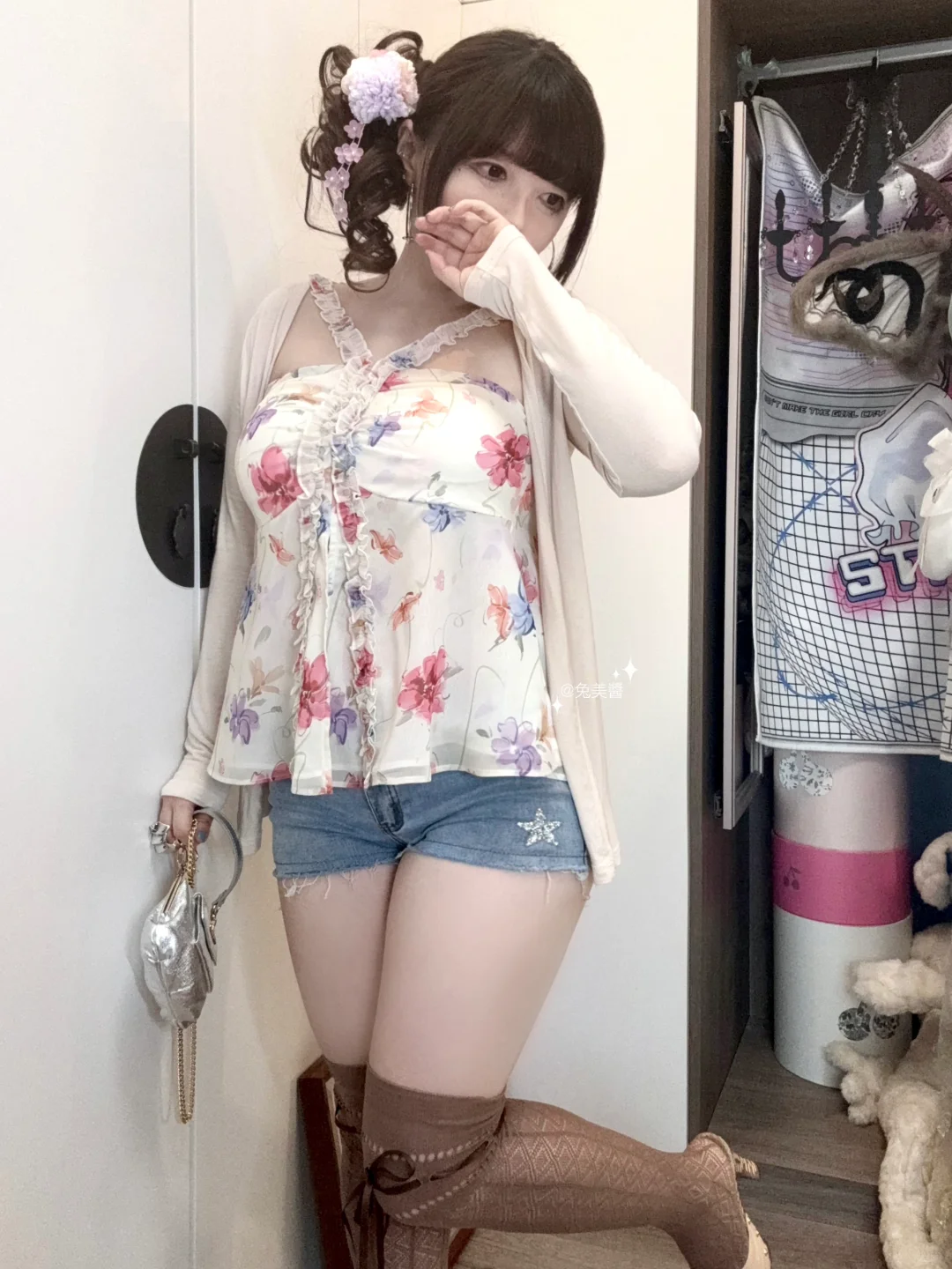 浅夏系💛⸝⸝这样的肉腿姐姐真的很漂亮啊！
