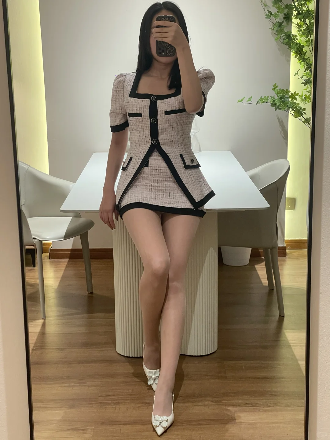 精致小香风连衣裙！