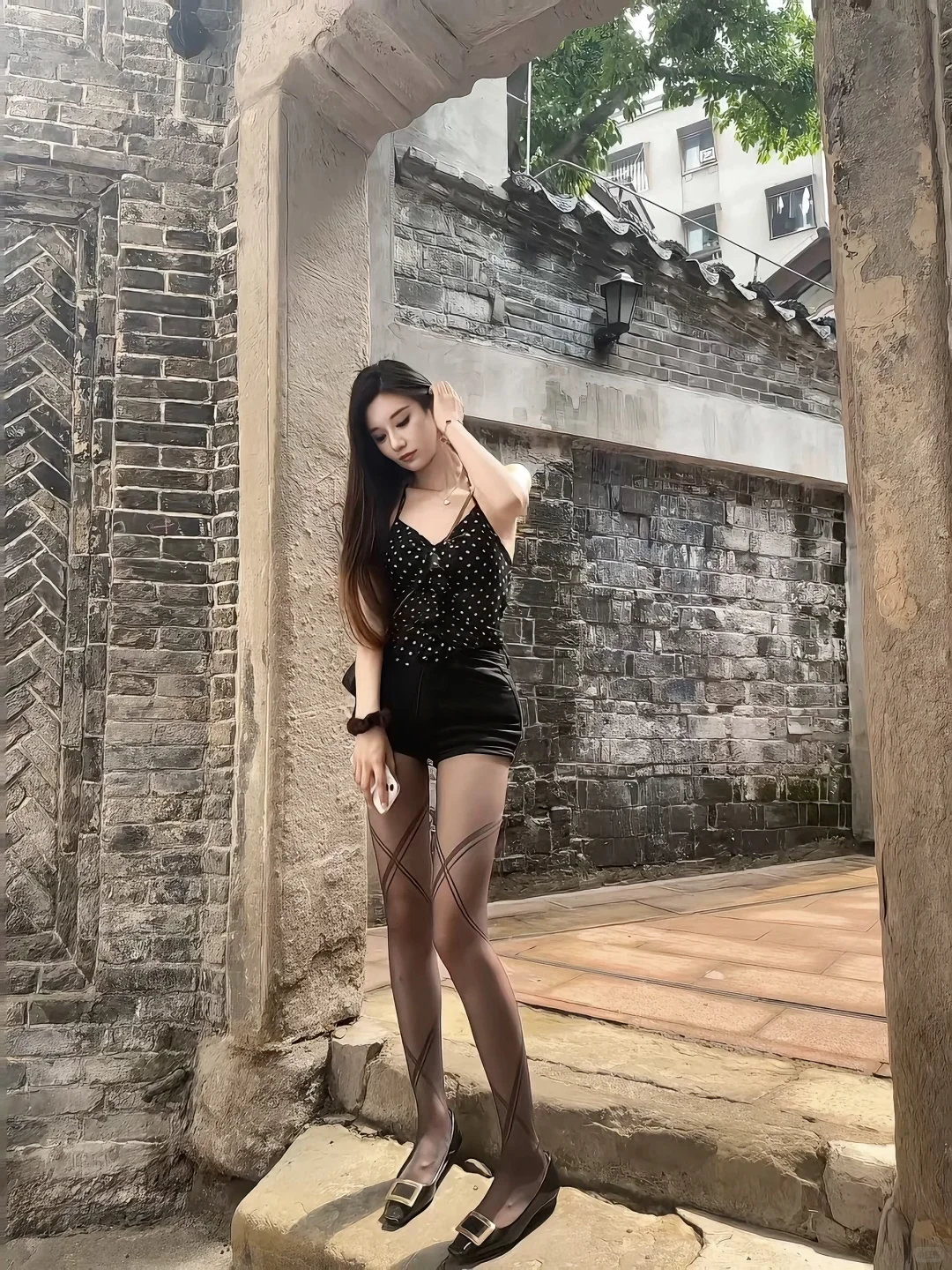中古巷子里的街拍～🖤